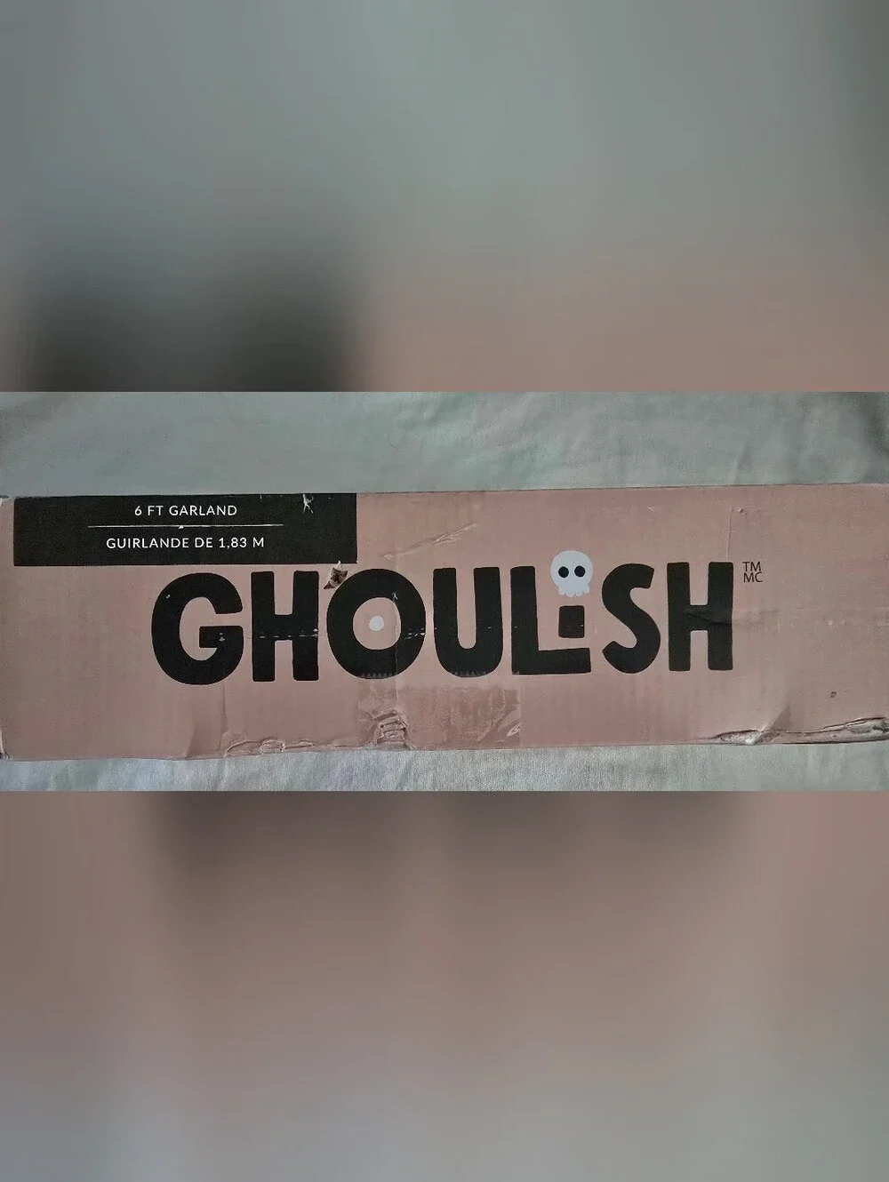 Ghoulish Soft Monster Garland - Pastel Purple, Yellow, Pink